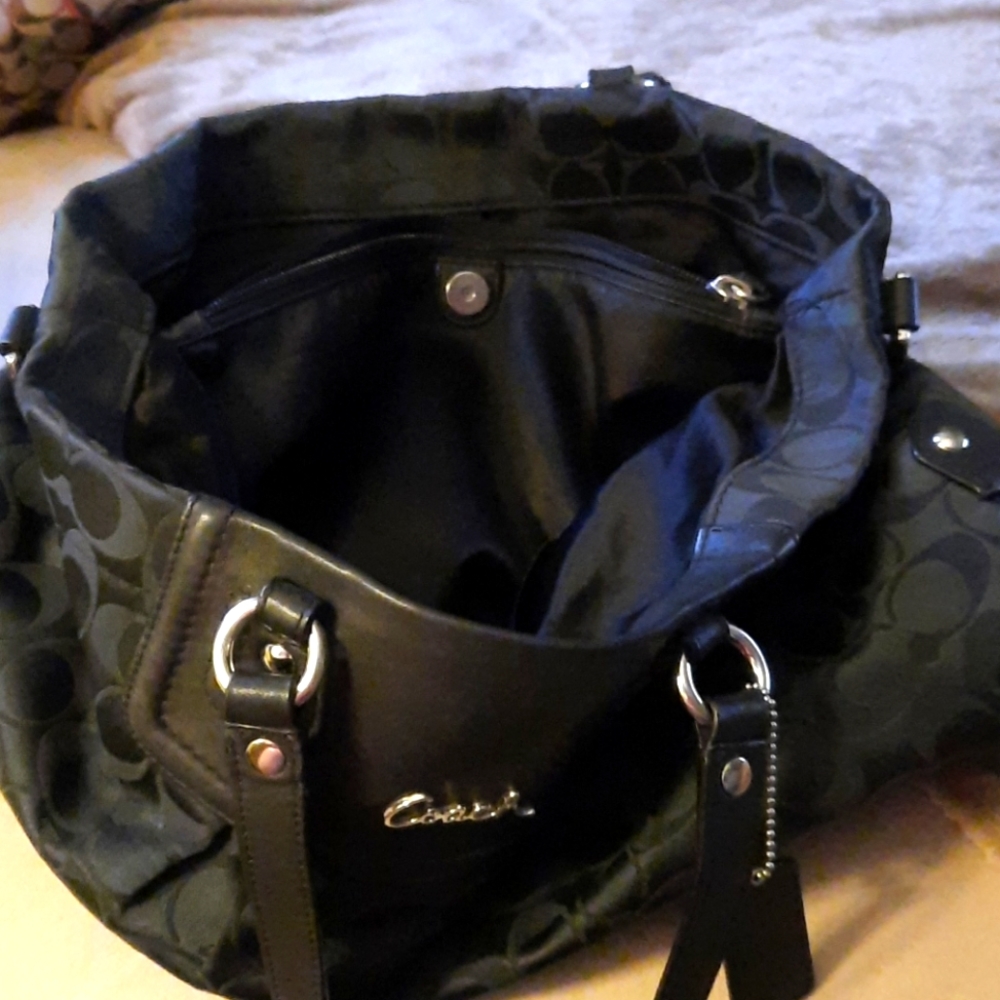 Coach Black Hobo Bag